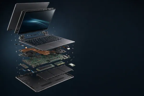 Laptop szerviz munkában
